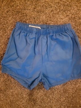 Men's 1970s vintage retro - Running Shorts Blue